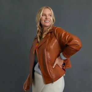 ANTHROPOLOGIE | Robyn Faux Leather Moto Jacket